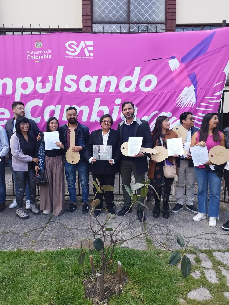 Entrega física de los inmuebles que ahora serán centros de memoria y derechos humanos